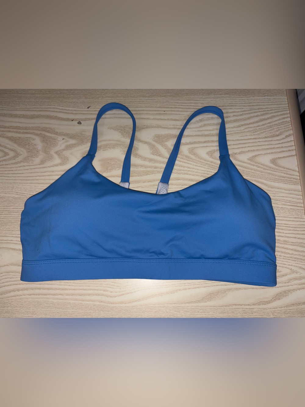 Amazon Women's Bright Blue Scoop Sports Bralette